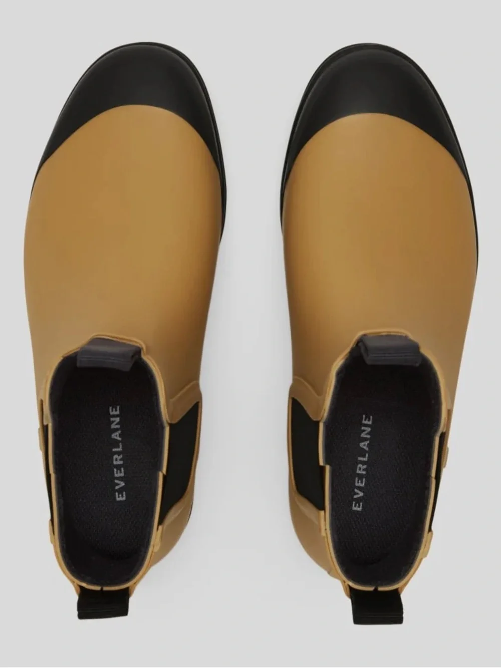 Everlane Golden Oak Tan Chelsea Rain Boots Lug Sole Waterproof Size 10 NWOB - Picture 4 of 8